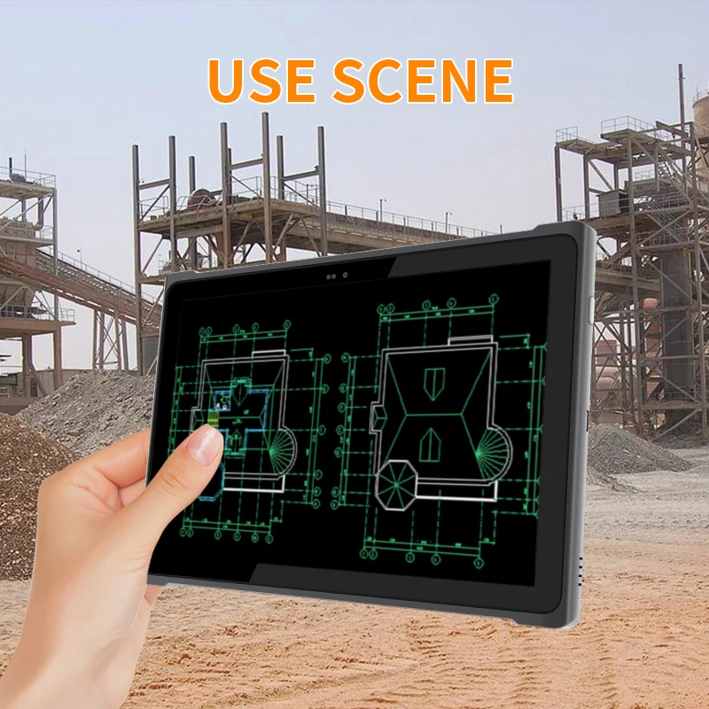 10 1-дюймовый Смартфон Android 11 GMS 1 мАч 4 + 64 ГБ 9500*1920 Gps Rtk Gnss