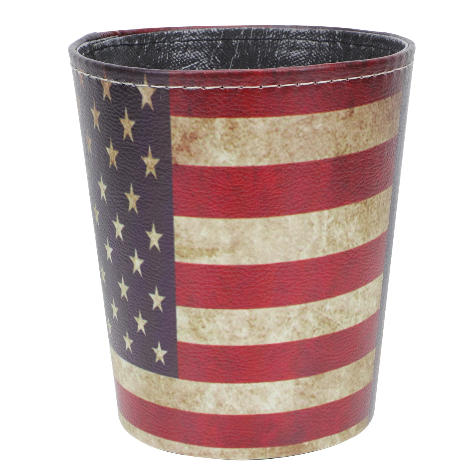 

Retro Waste Container Basket Storage Bin Stylish Office Home Trash Can