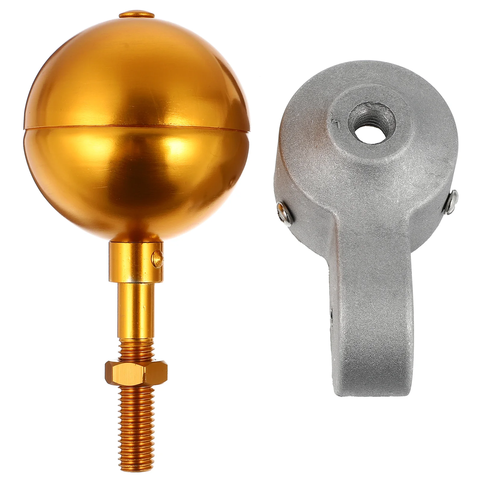 

1 Set Practical Aluminum Alloy Flagpole Tool Flagpole Head Accessories