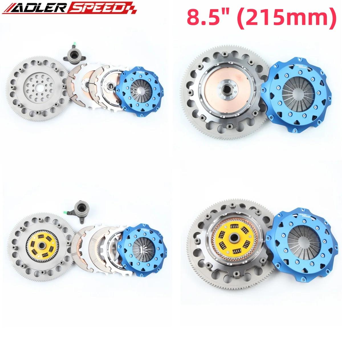 Фото Спортивное двухдисковое пружинное сцепление ADLERSPEED 8.5