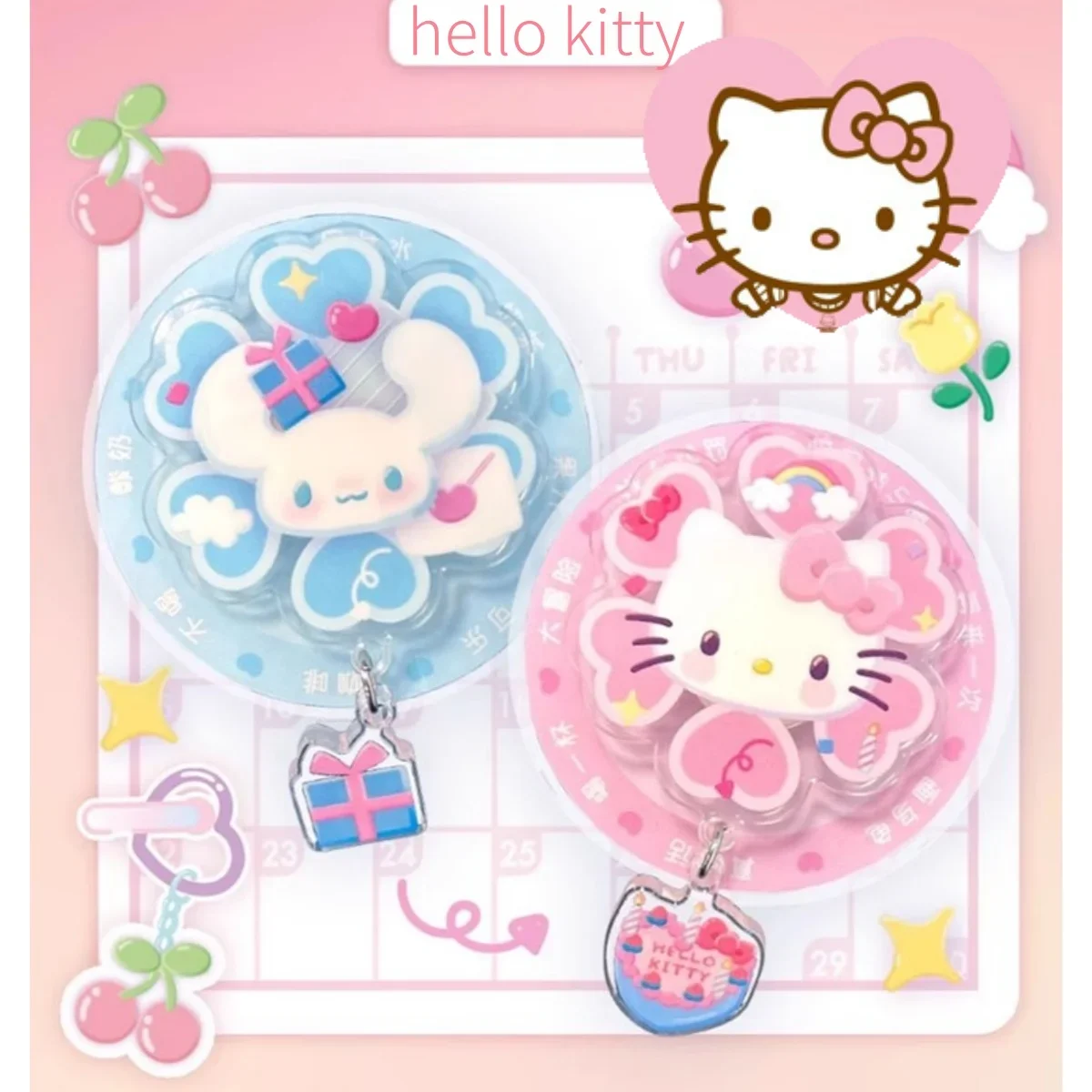 Sanrio 50-летие расписания серии-Hello Kitty милый мультфильм блесна украшения игрушка