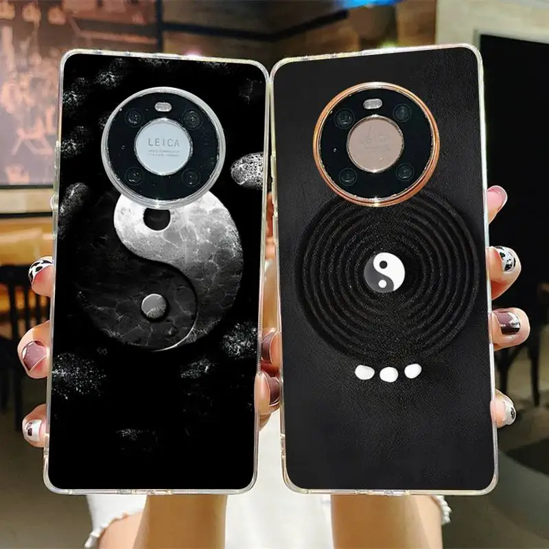 

Eight Diagrams Taiji Yin Yang Phone Case for Samsung S21 A10 for Redmi Note 7 9 for Huawei P30Pro Honor 8X 10i cover