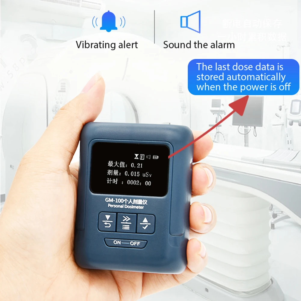 

Nuclear Radiation Detector Geiger Counter Radioactive Radiation Dosimeter Nuclear Hard β-ray γ-ray X-ray Tester Marble Tool