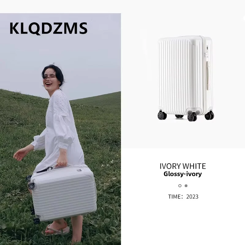 KLQDZMS чемодан на колесиках 20-дюймовый посадочный бокс 22 дюйма 24 26 дюймов 28 большая