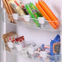 1pcs refrigerator classified storage divider splint adjustable fridge organizer refrigerators partition bottle can storage rack