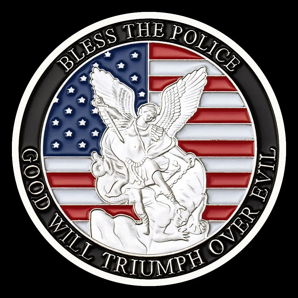 Посеребренная сувенирная монета Good Will Triumph Over Evil памятные монеты Courage Pride Integrity Honor