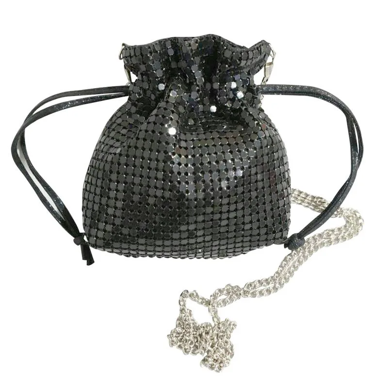 Сумка на удачу с блестками маленькая сумка женская сумка-мешок мини-сумка