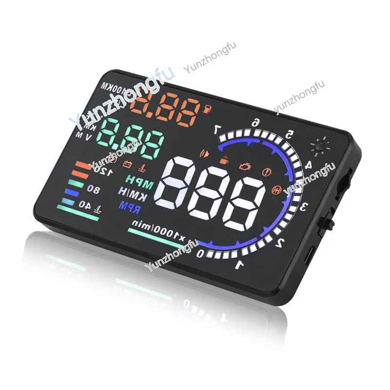 

A8 Head-up Display OBD Car Universal HD Speed Projector Portable HUD Vehicle Display Screen
