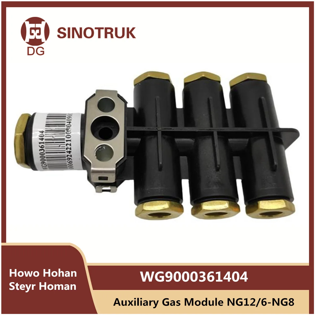 

Вспомогательный газовый модуль NG12/6-NG8 WG9000361404 для Sinotruk Howo, двухпозиционный семипозиционный электромагнитный клапан, детали для отключения питания