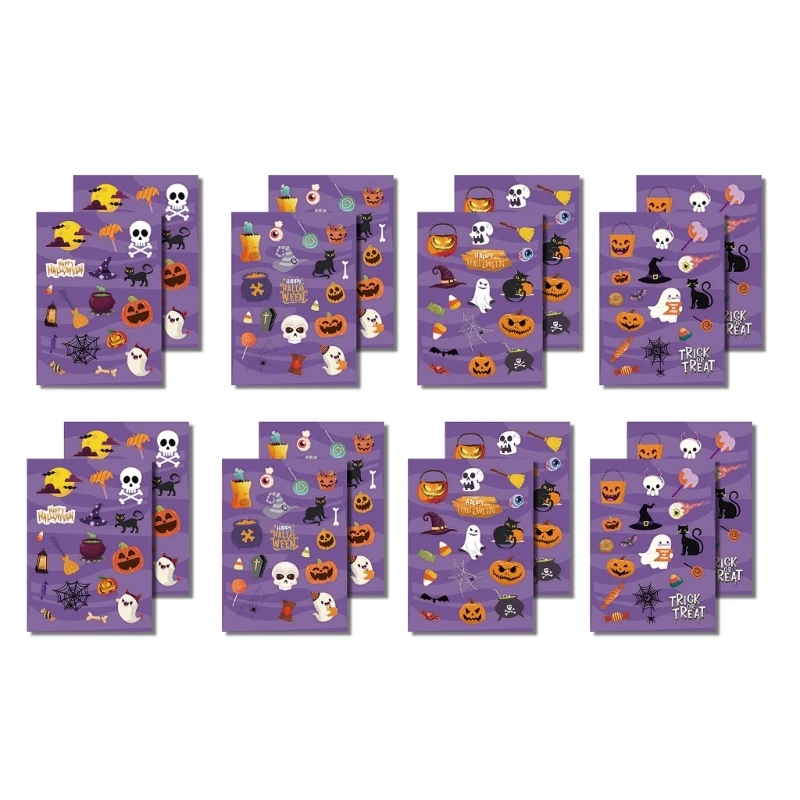 

Halloween Pumpkin Stickers Kid Candy Gift Stickers Holiday