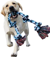 dog bite rope toys pet grind tooth toys cotton rope material harmless dogs tooth cleaning toys pet dog rope toys