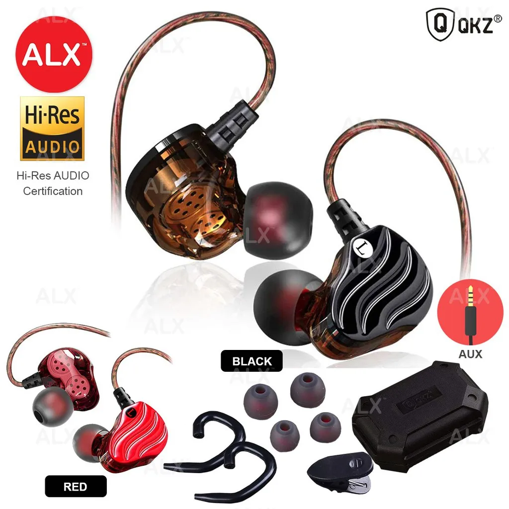

ALX QKZ KD4 In-Ear Earbuds HIFI Sport Gaming Hi-Res Stereo Bass Earphones 3.5MM