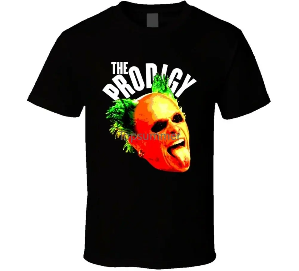 

The Prodigy Keith Flint Memorial Music Artist Band Fan T Shirt Men T Shirt Print Cotton Short Sleeve T-Shirt