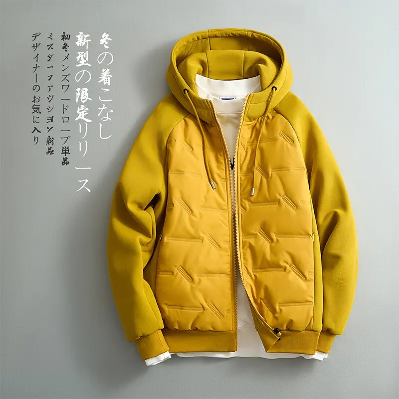 Осень-зима 2024 модная спортивная водонепроницаемая Толстая теплая куртка с