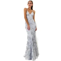2022 spring summer backless maxi dress womens sexy v neck sling sequin dress long party gown robe soiree formal dress vestido