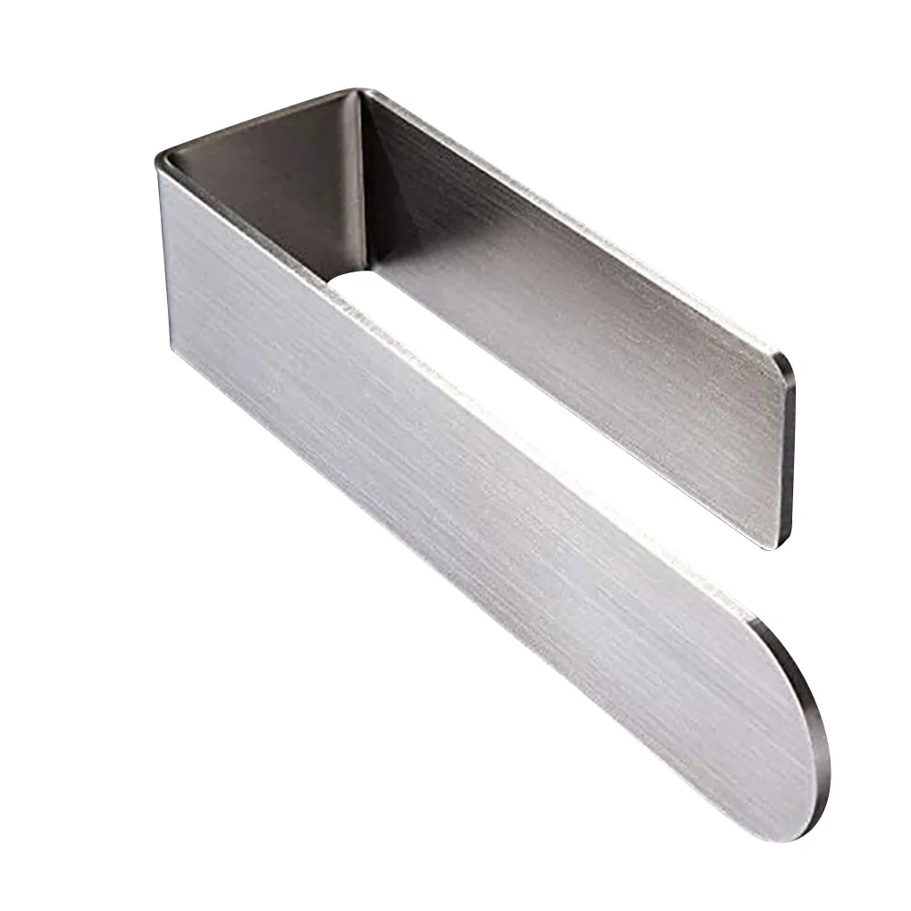 

Towel Rack Rag Storage Holder Self-Adhesive Washcloth Hook Stainless Steel Bar for Bathroom Toilet