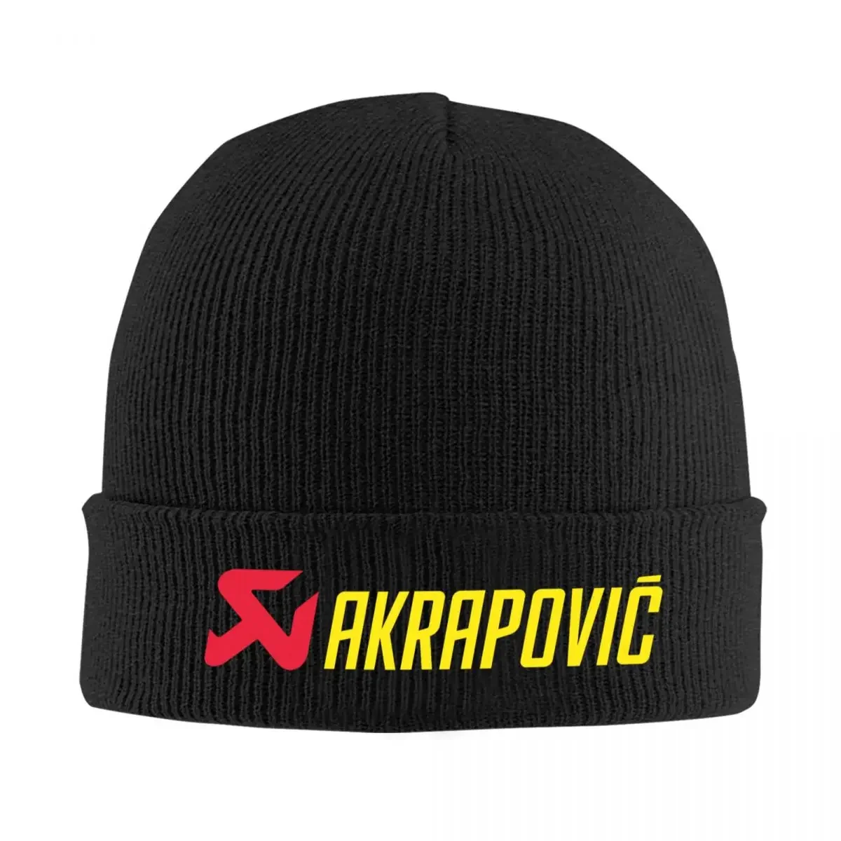 Akrapovics Logo AKS мотоциклетная выхлопная теплая вязаная шапка в стиле хип-хоп