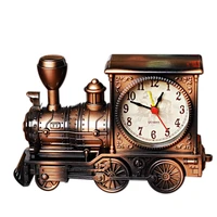 antique locomotive alarm clock fashion home alarm clock creative cartoon alarm clock student gift vacant decoration desk clocks