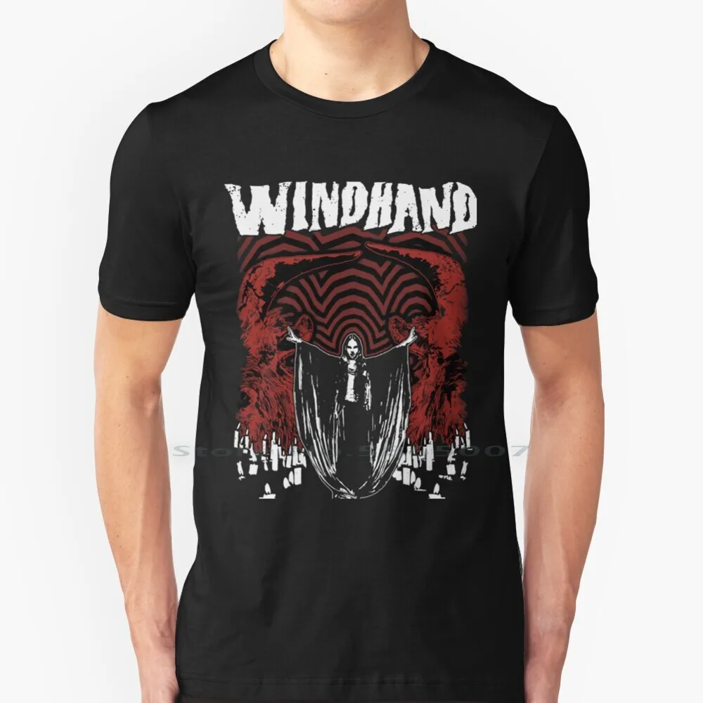 

Классическая футболка Windhand Doom Metal Stoner Rock, 100% хлопок, большой размер