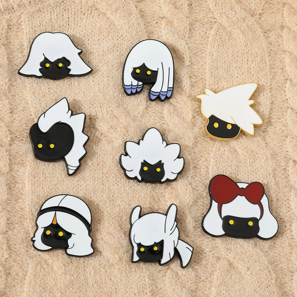 

Anime Sky：Children of the Light Figure Brooch Jewelry Jellyfish Cloak Cute Metal Badge for Clothing Handbag Accessories Gifts