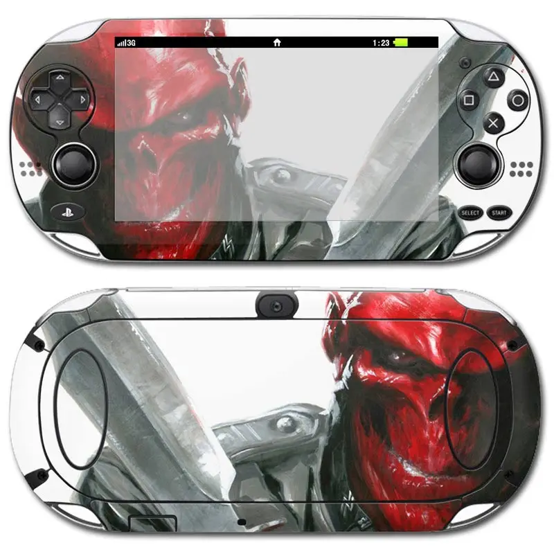 Стильная Виниловая наклейка для PSP Vita1000 Gaming Skull style