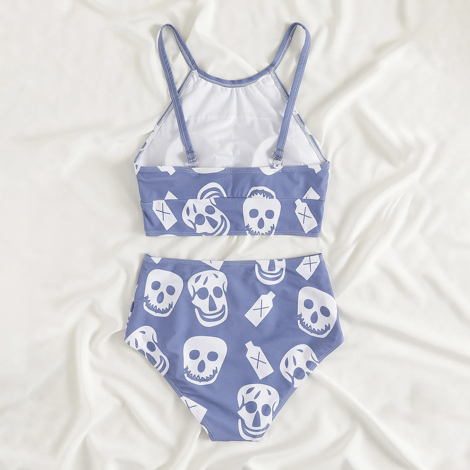 Женские регулируемые шорты для плавания с высокой талией и скрытой пуговицей |