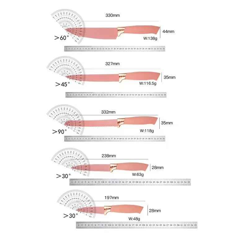 Набор кухонных ножей из 6 предметов |