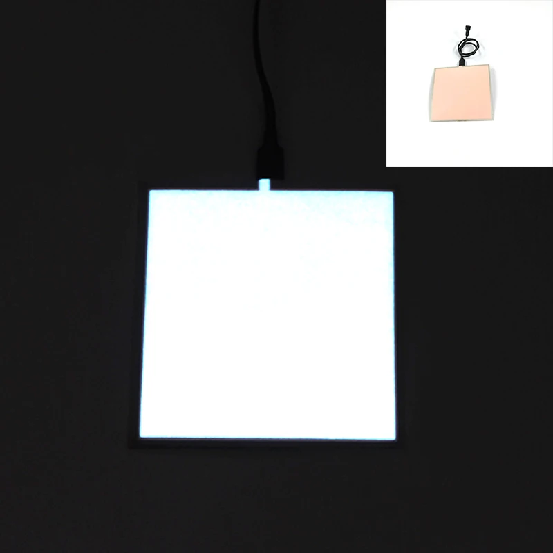 

YEAHUI EL гибкий светящийся лист 10x10 см синий