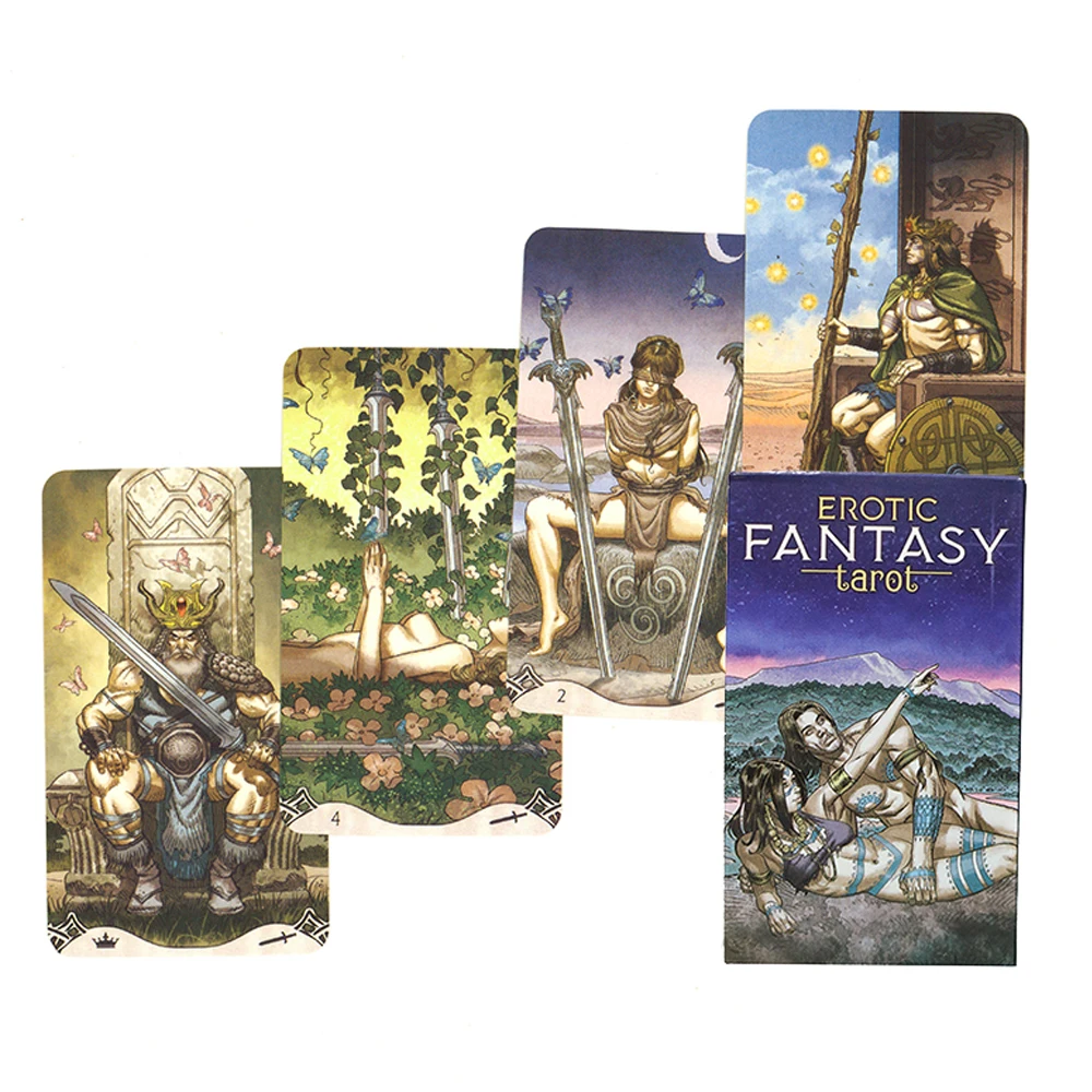 

Sex Fantasy Tarot Cards for Beginners with Guidebook Who Is A Board Game Guidance Divination DIVIN Personalized Cards Tarot Book