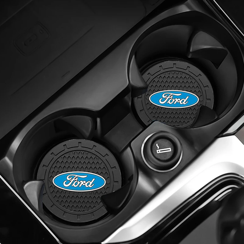 

Thick Car Cup Holder Anti-slip Mat Car Coasters Auto accessories For Ford Focus Mondeo Kuga Fiesta MK7 Escort Explorer MK2 MK4
