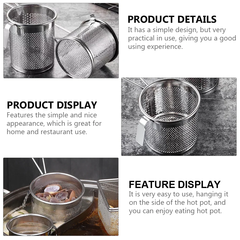 Корзина для ложки горячий горшок скользящая сетка фильтр Oul пельмени скиммер