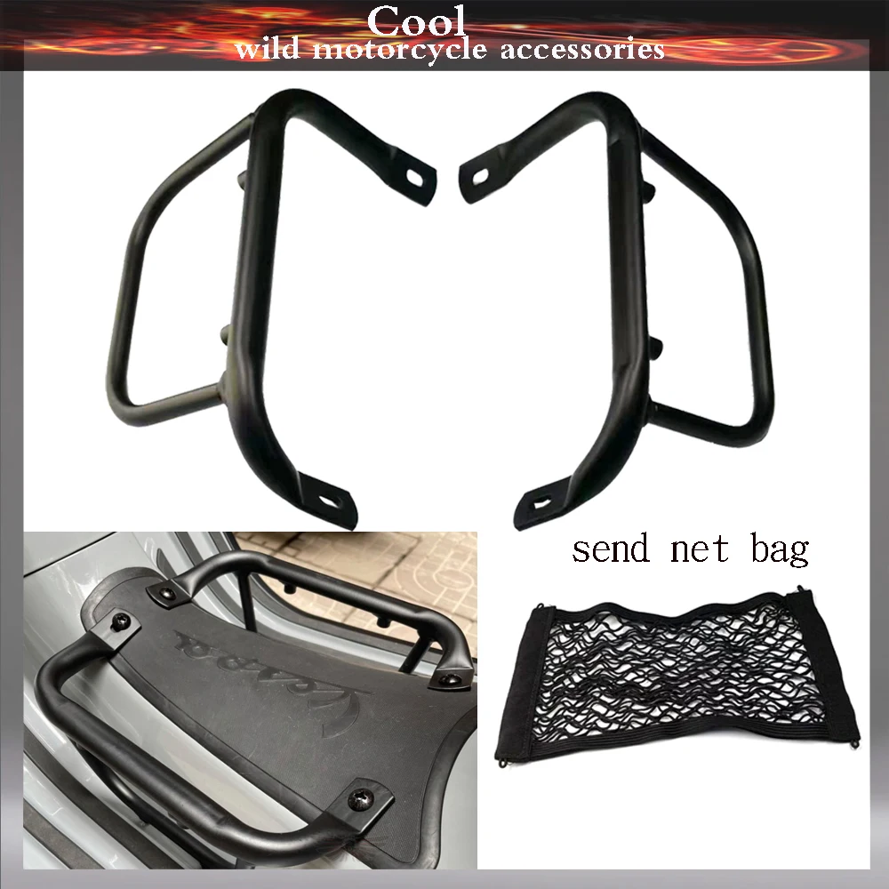 

For VESPA GTS 150 250 300 GTV 300 motorcycle middle shelf Stainless steelLuggage Rack Front Support Holder Foot Bracket Net Bag