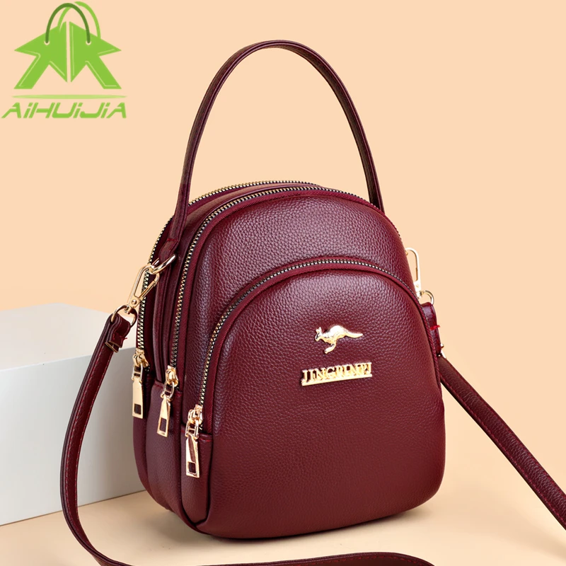 Дизайнерские женские рюкзаки из искусственной кожи модный миниатюрный мягкий