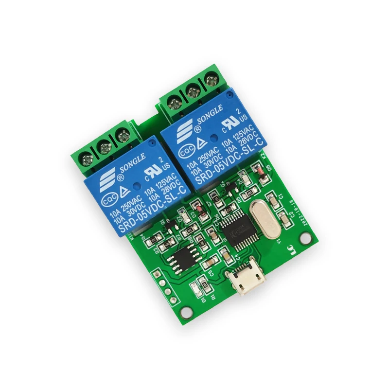 LCUS-2 Двухканальный 2-канальный USB-релейный модуль USB-компьютерный