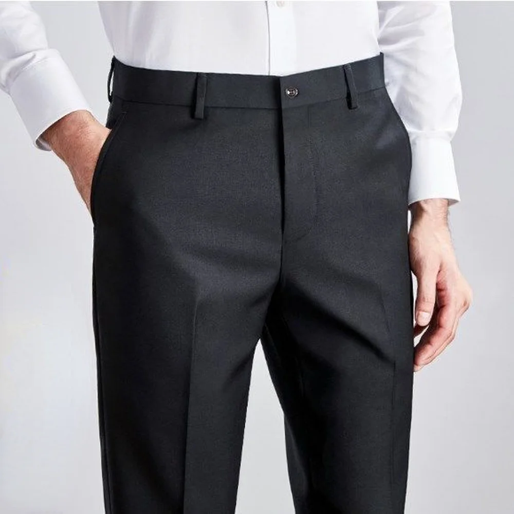 

2022 Men's Fashion New Suit Pants Spring Autumn Dress Pants Casual Loose Straight Trousers Men Formal Suit Pants Male T240