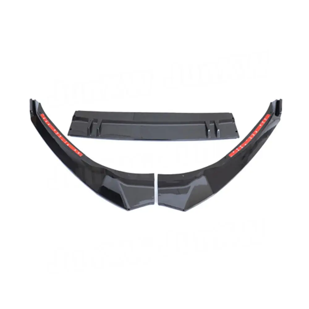 3 шт./компл. спойлер для переднего бампера Volkswagen VW CC 2019 2020 ABS черная лопата