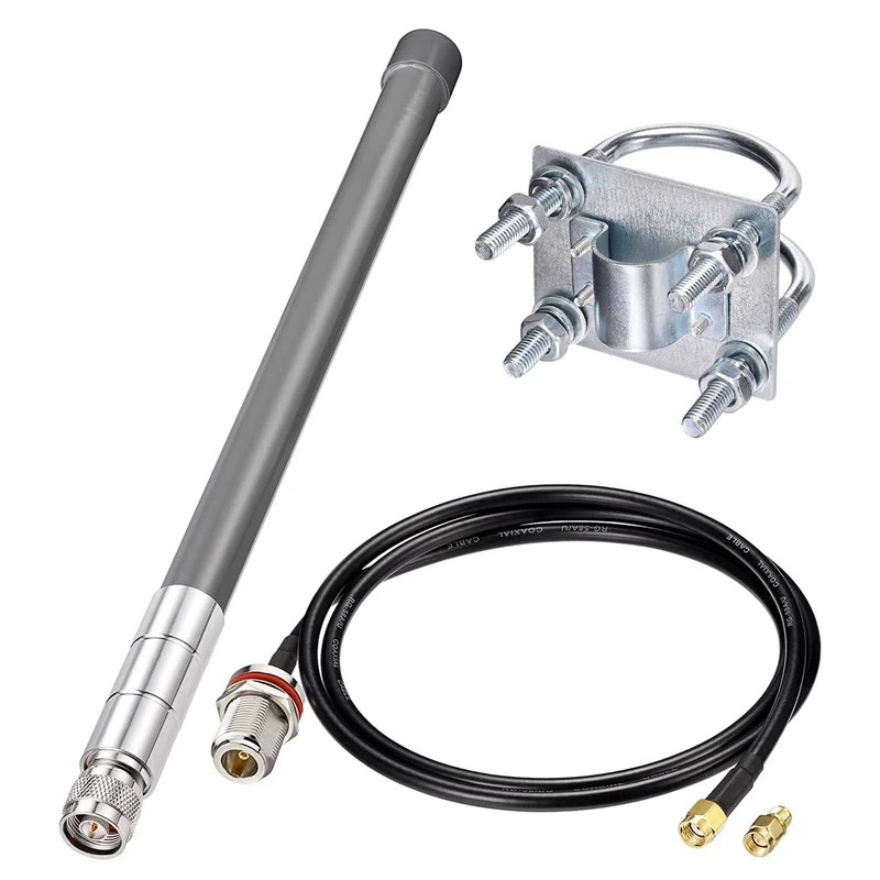 

868 МГц Lora антенна наружная 3Dbi Стекловолоконная Lorawan антенный кабель с N разъемом для RAK Nebra Bobcat HNT