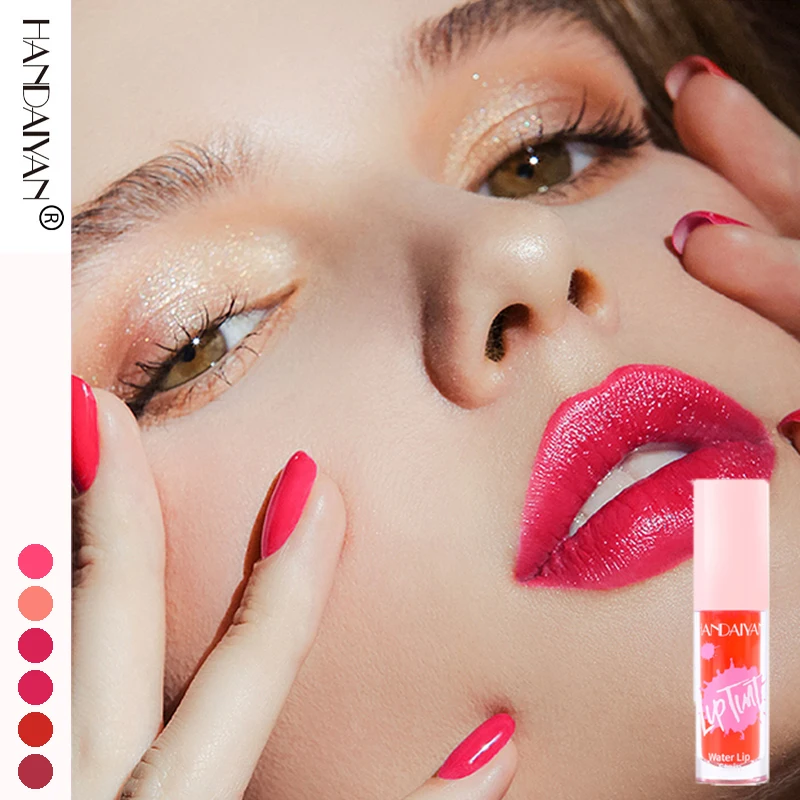 

Увлажняющая глазурь для губ, стойкая и не выцветающая, краситель для губ, блеск для губ без пятен, вода для губной помады