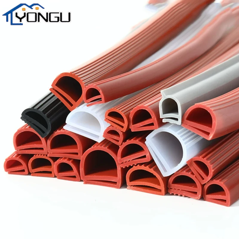 Силиконовая E-образная лента Резиновая уплотнительная Уплотнительная для