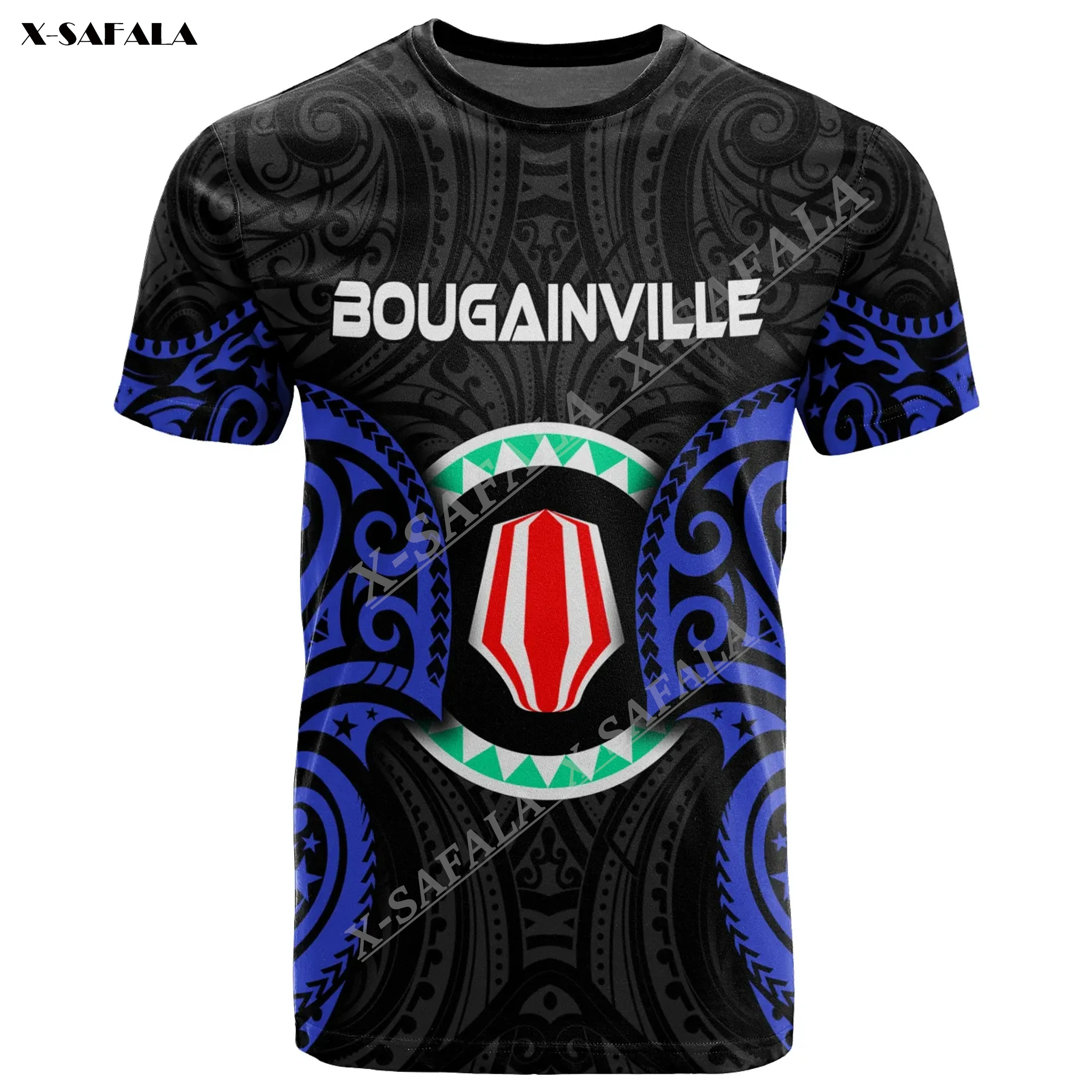 

Papua New Guinea Autonomous Region Of Bougainville 3D Print Men T-Shirts Tops Tees Short Sleeve Casual Quick Dry Breathable