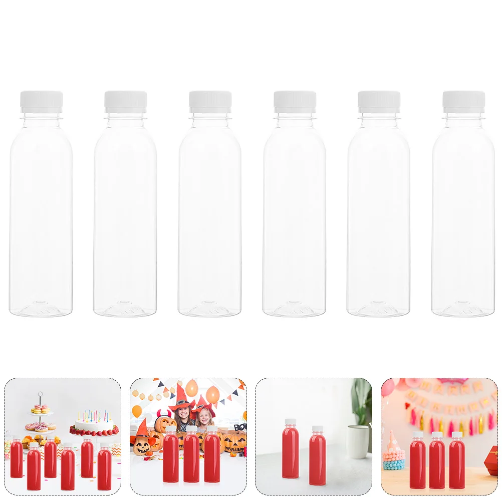 

Bottles Bottlewaterempty Reusable Beverageclear Drink Lids Juicing Storagecontaineryogurt Leakproof Camping Transparent Coffee