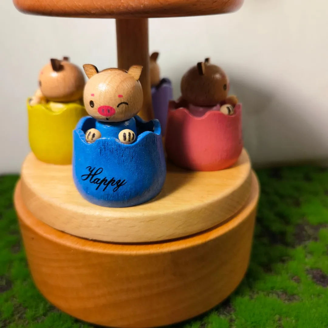 Деревянная музыкальная шкатулка сделай сам подарок на день рождения Рождество