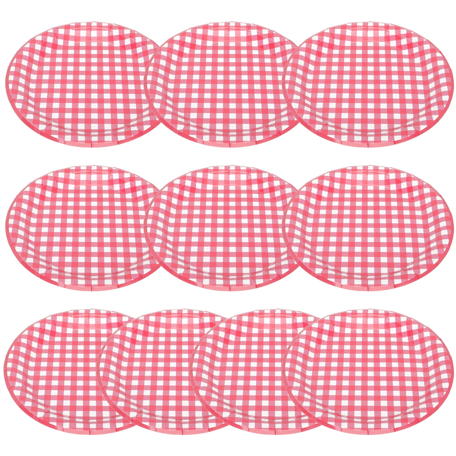 

20Pcs Paper Dessert Plates 7 Inch Dinner Party Dinnerware Tableware