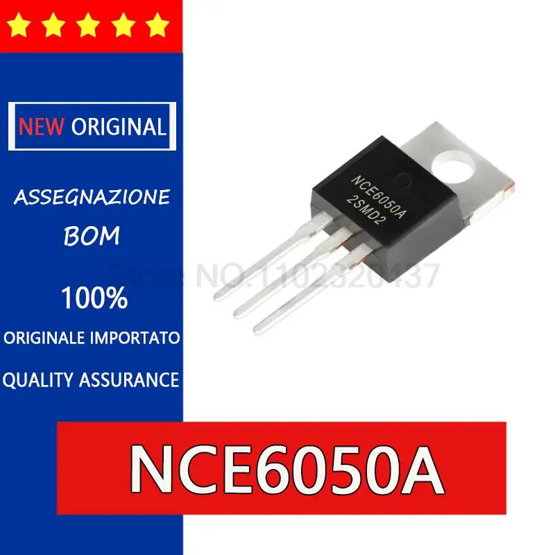 

5 шт. оригинальный NCE6050A NCE6050 трубка с полевым эффектом TO-220 N 60V 50A фотография 50 TO220