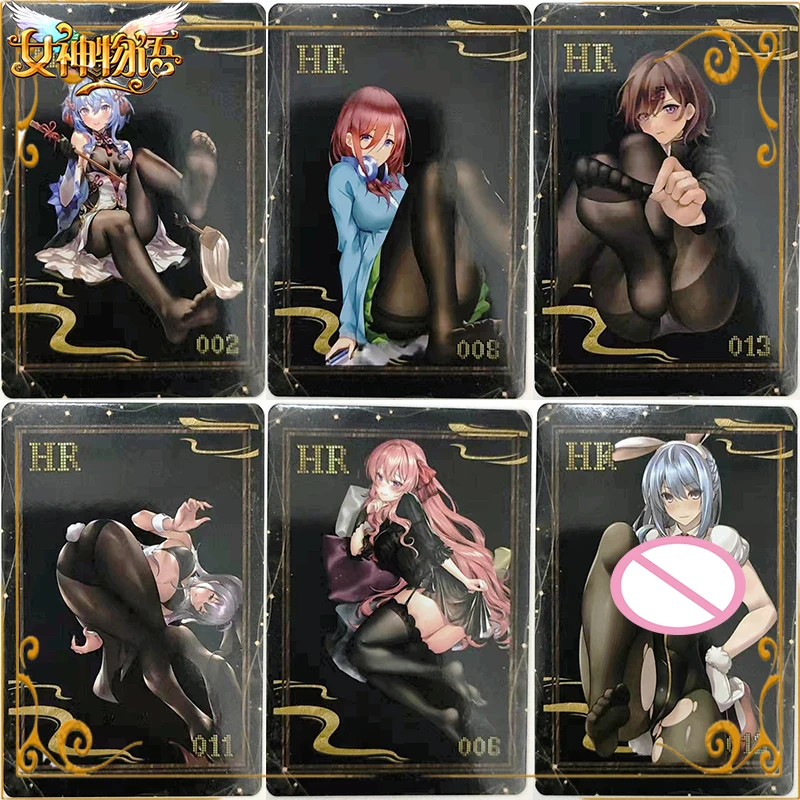 

Goddess Story hr Cards The Quintessential Quintuplets Nakano Miku Anime Figure Bronzing Game Collection Card Toy Birthday Gift