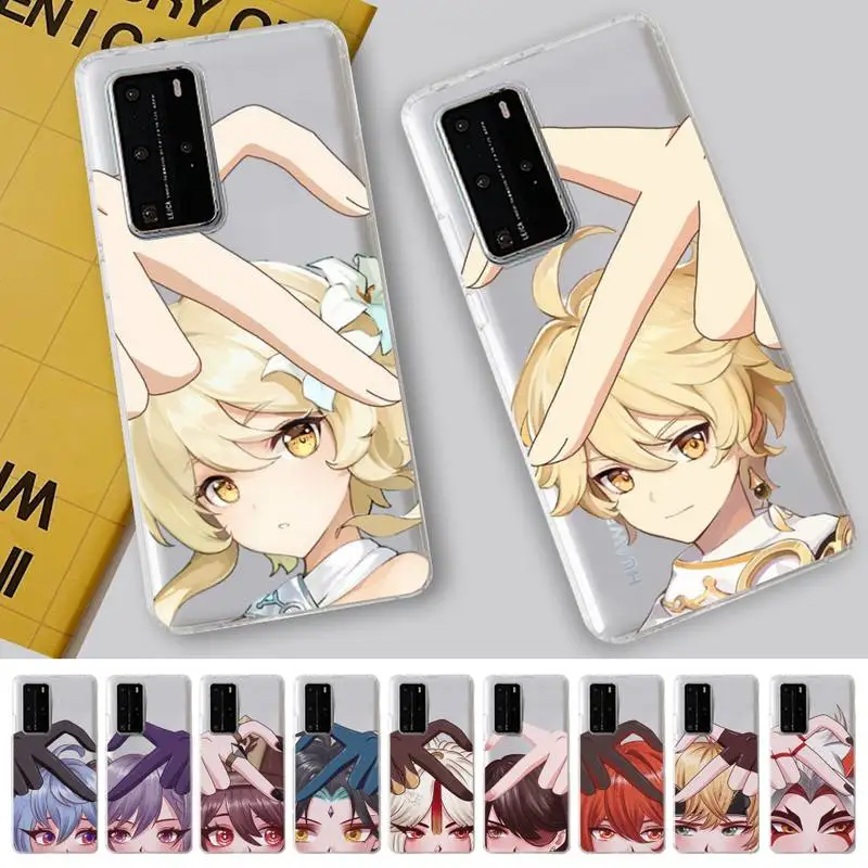 

Genshin Impact Anime Phone Case for Samsung S20 ULTRA S30 for Redmi 8 for Xiaomi Note10 for Huawei Y6 Y5 cover