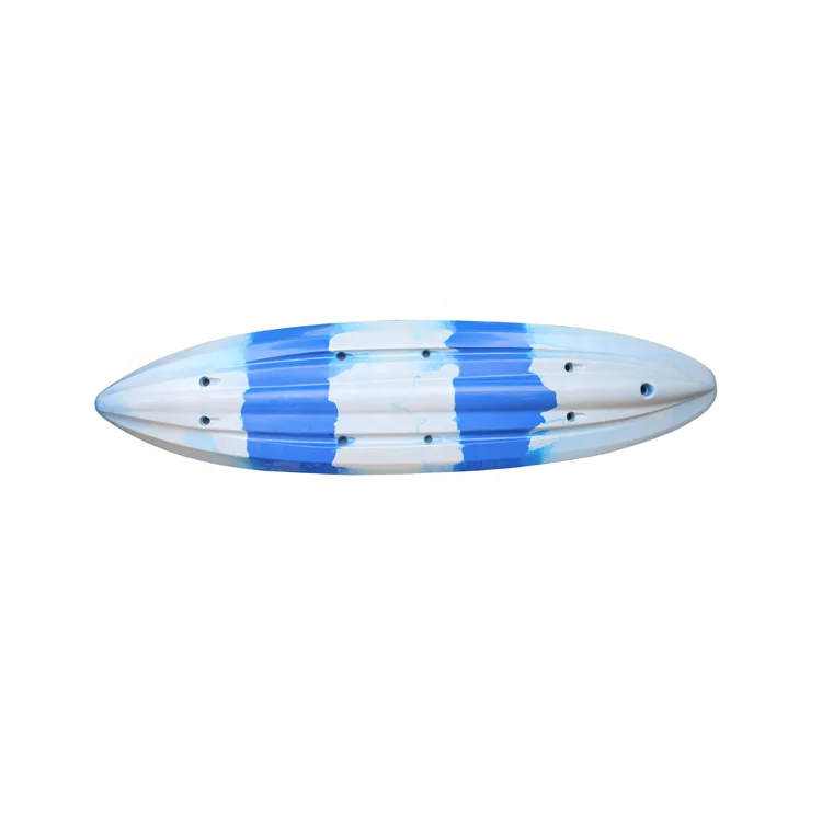 Двойной рыболовный каяк Vicking Tandem Sit on Top Kayak Рыболовная лодка LLDPE из США 3-местный