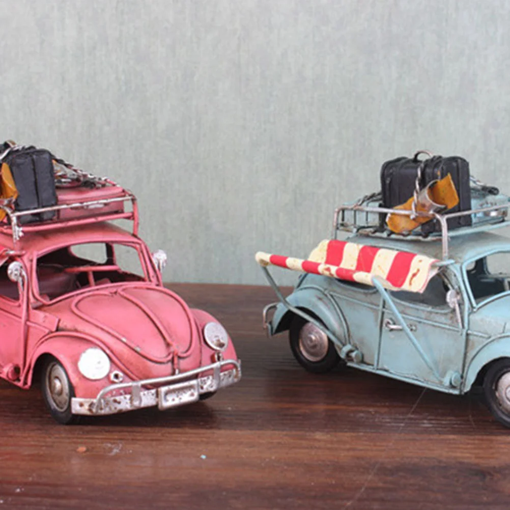 Литой под давлением Volkwagen Beetle игрушка винтажный декор украшение для дома