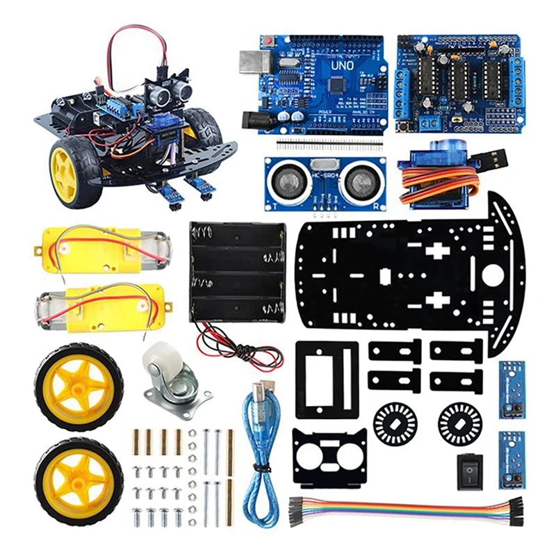 

Smart Robot Car Kit DIY Electronics Starter Kit Robot Kit