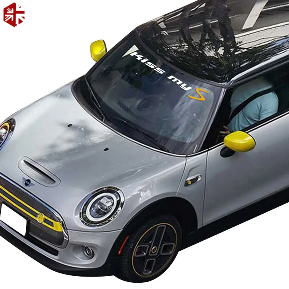 

1PC Kiss My S COOPER S Reflective Car Front Windscreen Windshield Window Graphics Sticker for MINI Cooper SE Countryman F60 All4